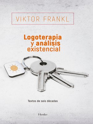 cover image of Logoterapia y análisis existencial